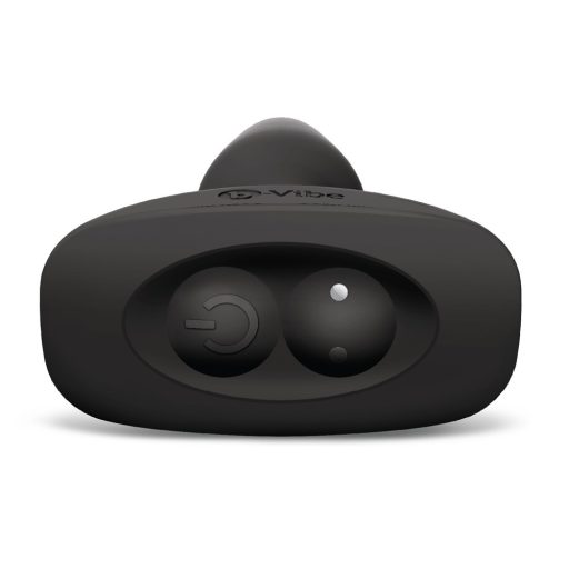 b-Vibe - forgó gyöngyös, akkus anál vibrátor fekete
