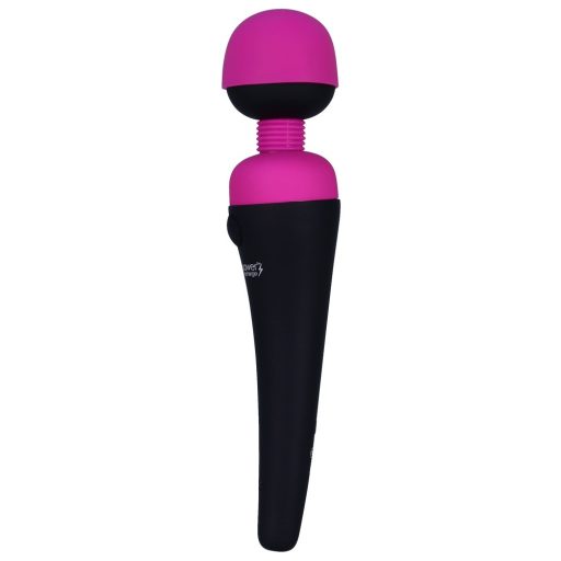 PalmPower Wand - akkus masszírozó vibrátor pink-fekete