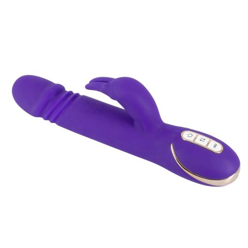 Vibe Couture Rabbit Skater - Nyuszis, lökő vibrátor lila