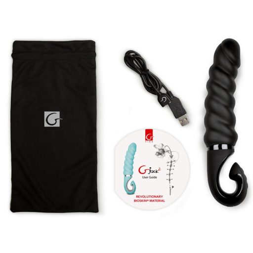Gvibe G-jack 2- akkus, vízálló szilikon vibrátor fekete