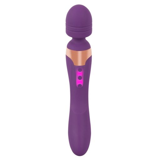 Javida Double - masszírozó vibrátor lila