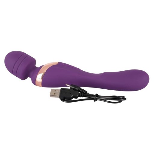 Javida Double - masszírozó vibrátor lila