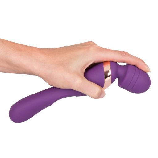 Javida Double - masszírozó vibrátor lila
