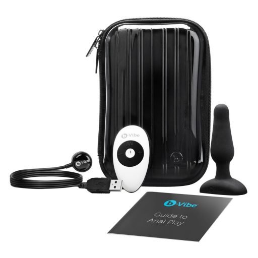 b-Vibe Novice - kezdő anál vibrátor fekete