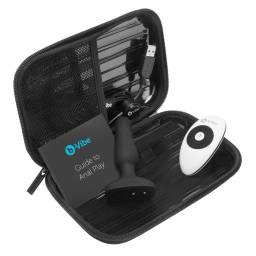 b-Vibe Novice - kezdő anál vibrátor fekete