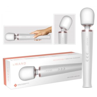 le Wand - exkluzív, akkus masszírozó vibrátor fehér