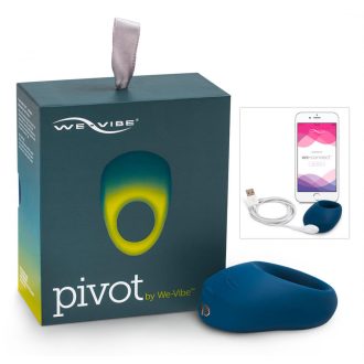 We-Vibe Pivot - akkus, vibrációs péniszgyűrű éjkék
