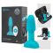 b-Vibe Rimming - forgó gyöngyös anál vibrátor türkiz