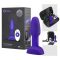 b-Vibe Rimming - forgó gyöngyös anál vibrátor lila