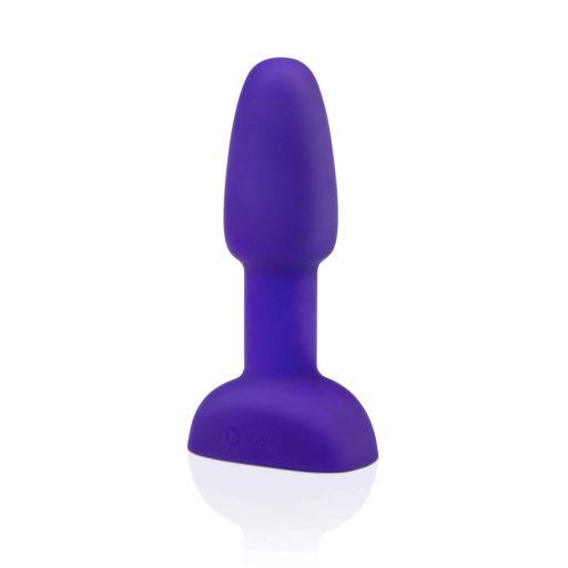 b-Vibe Rimming - forgó gyöngyös anál vibrátor lila