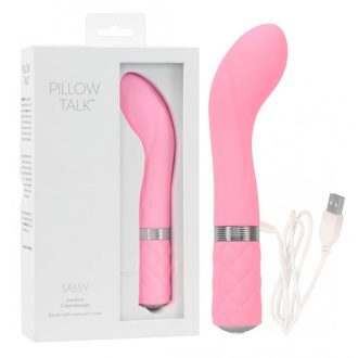 Pillow Talk Sassy - akkus G-pont vibrátor pink