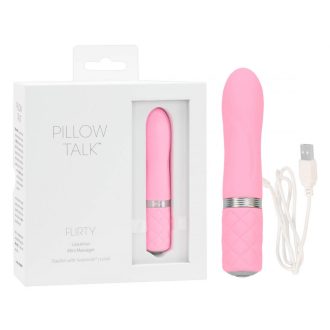 Pillow Talk Flirty - akkus rúd vibrátor pink