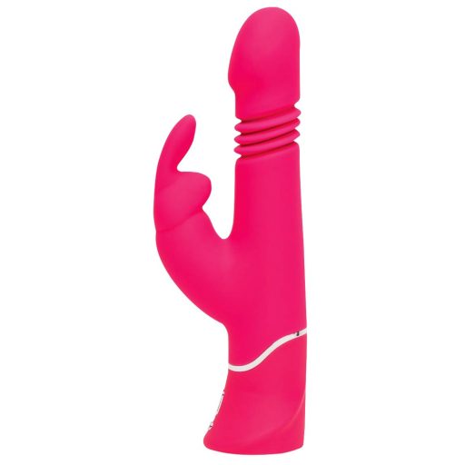Happyrabbit Thrusting - akkus, csiklókaros lökő vibrátor pink