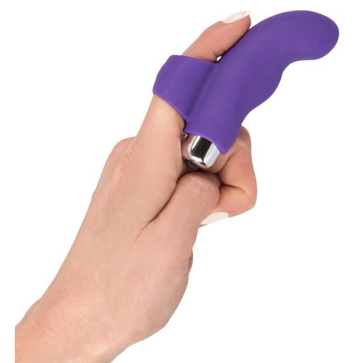 SMILE Finger - hullámos, szilikon ujjvibrátor lila