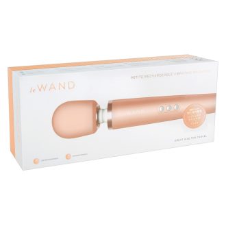 Le Wand Petite - exkluzív, akkus masszírozó vibrátor rózsa-arany