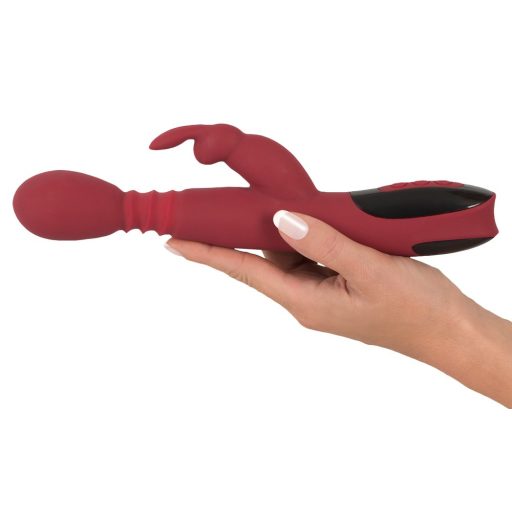 You2Toys Massager - lökő-forgó, melegítős G-pont vibrátor piros