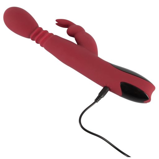 You2Toys Massager - lökő-forgó, melegítős G-pont vibrátor piros