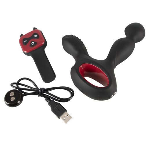 You2Toys Massager - akkus forgó, melegítő prosztata vibrátor fekete