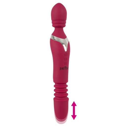 Javida Thrusting - 3in1 masszírozó vibrátor piros