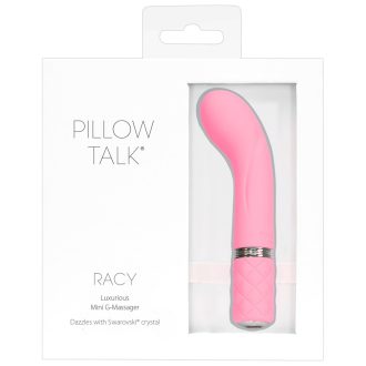 Pillow Talk Racy - akkus, keskeny G-pont vibrátor pink