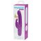 Happyrabbit Realistic Slim - akkus, csiklókaros vibrátor lila