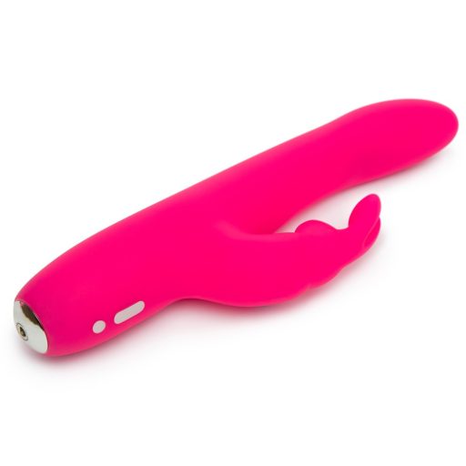 Happyrabbit Curve Slim - vízálló, akkus csiklókaros vibrátor pink