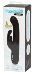   Happyrabbit G-Spot Slim - vízálló, csiklókaros vibrátor (fekete)