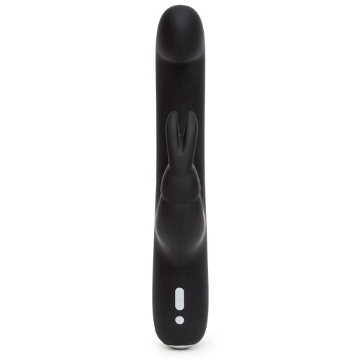 Happyrabbit G-Spot Slim - vízálló, csiklókaros vibrátor fekete