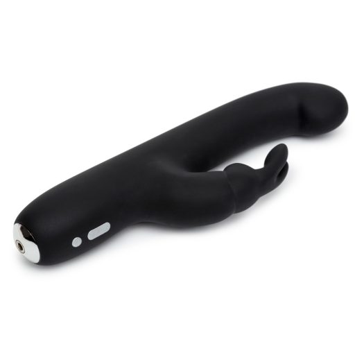 Happyrabbit G-Spot Slim - vízálló, csiklókaros vibrátor fekete