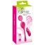 SMILE Love Balls - 82g -os, akkus, rádiós vibrációs tojás pink