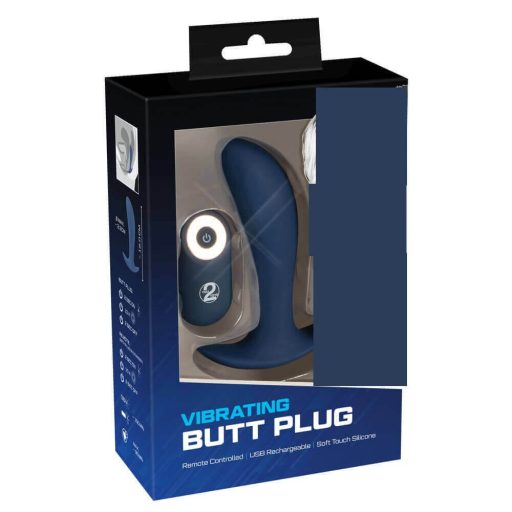 You2Toys - Plug - akkus, rádiós anál vibrátor kék
