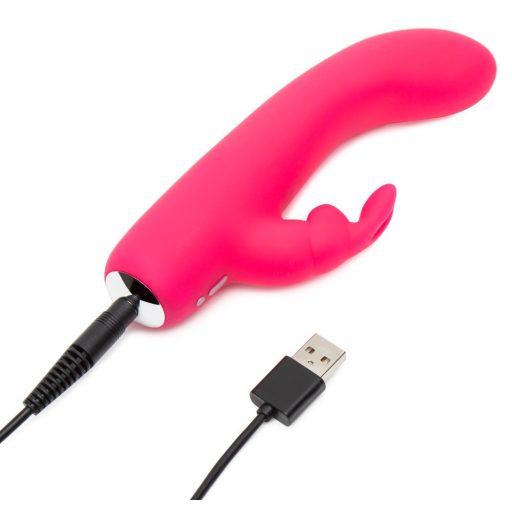 Happyrabbit Mini Rabbit - vízálló, akkus csiklókaros vibrátor pink