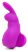 Happyrabbit Clitoral - vízálló, akkus nyuszis csiklóvibrátor (lila)