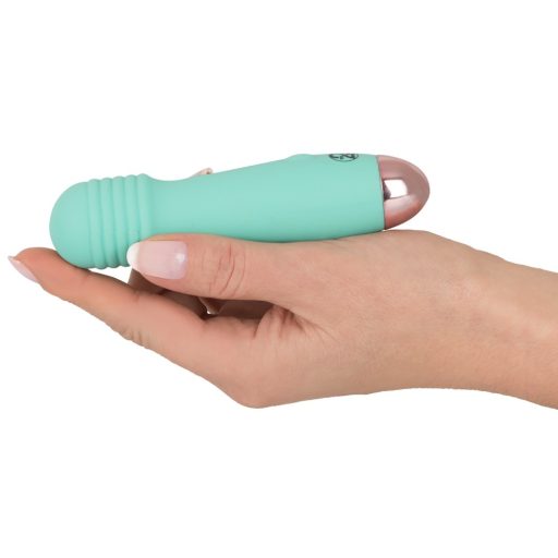 Cuties Mini Wand - akkus, mini masszírozó vibrátor zöld