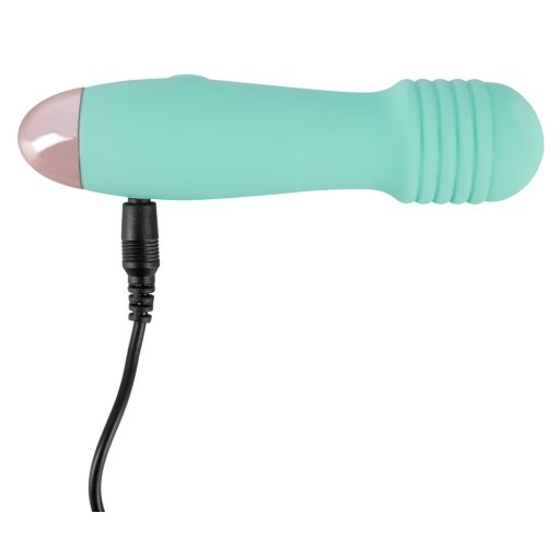 Cuties Mini Wand - akkus, mini masszírozó vibrátor zöld