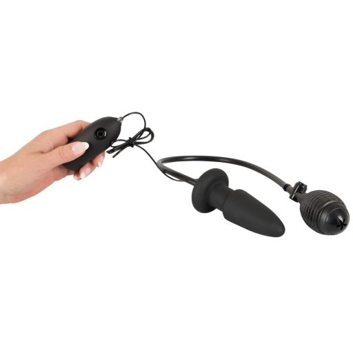 You2Toys - pumpálható anál tágító vibrátor fekete
