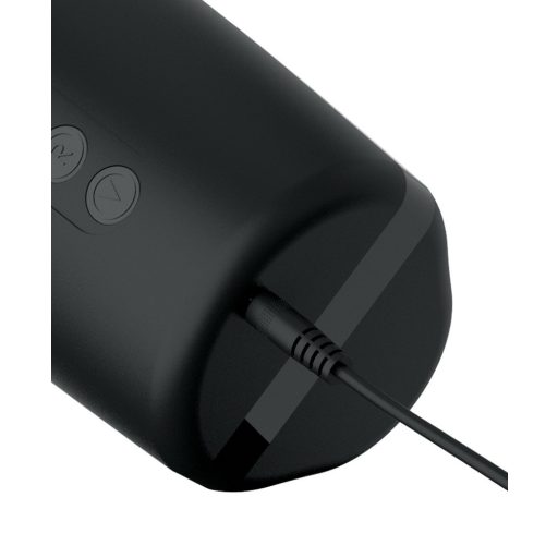 PDX Elite Moto Bator 2 - szívó, fel-le mozgó, rezgő műpunci fekete