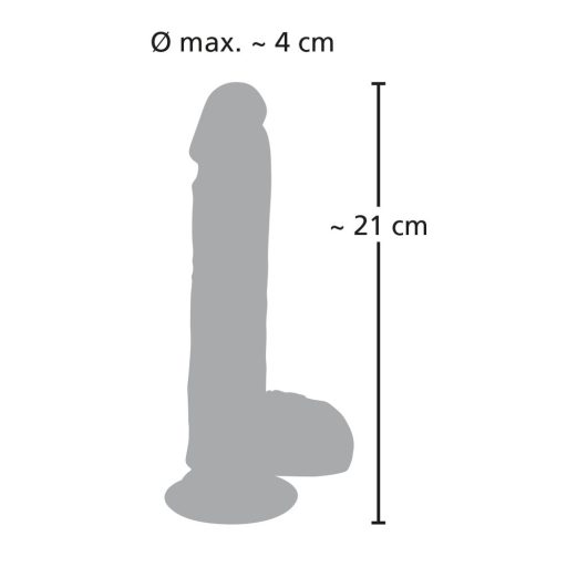 Medical Thrusting - tapadótalpas, lökő-forgó vibrátor natúr
