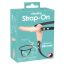 You2Toys - Strap-On - akkus, felcsatolható vibrátor natúr