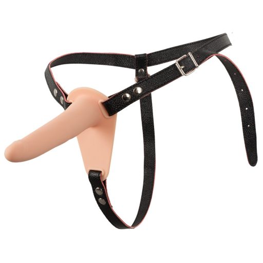 You2Toys - Strap-On - akkus, felcsatolható vibrátor natúr