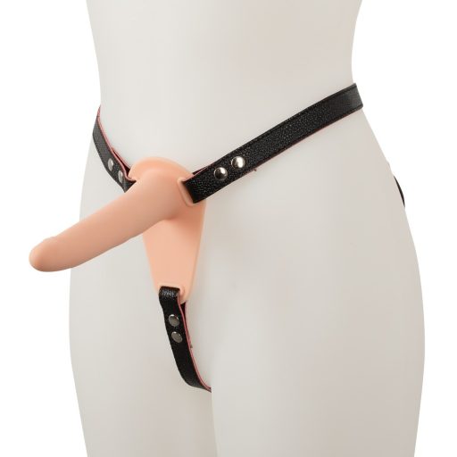 You2Toys - Strap-On - akkus, felcsatolható vibrátor natúr