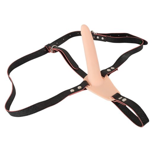 You2Toys - Strap-On - akkus, felcsatolható vibrátor natúr