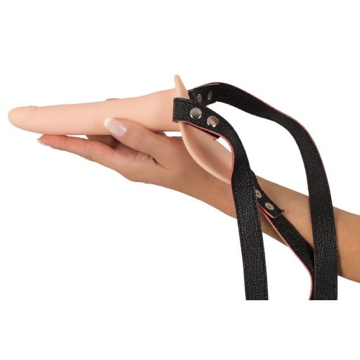 You2Toys - Strap-On - akkus, felcsatolható vibrátor natúr