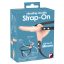 You2Toys - Strap-On - akkus, felcsatolható dupla vibrátor natúr