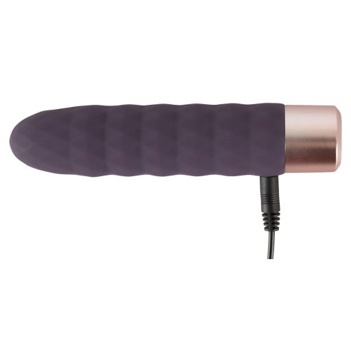 You2Toys Elegant Diamond - akkus rúd vibrátor sötétlila