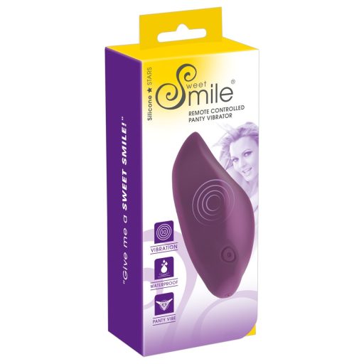 SMILE Panty - akkus, rádiós, vízálló csiklóvibrátor lila