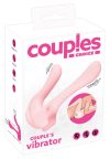 Couples Choice - akkus, kétmotoros párvibrátor halvány rózsaszín Couples Choice - akkus, kétmotoros párvibrátor halvány rózsaszín