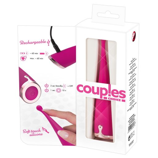 Couples Choice - akkus csiklóvibrátor pink