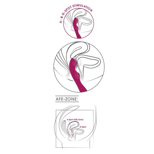 SMILE - flexibilis A és G-pont vibrátor pink