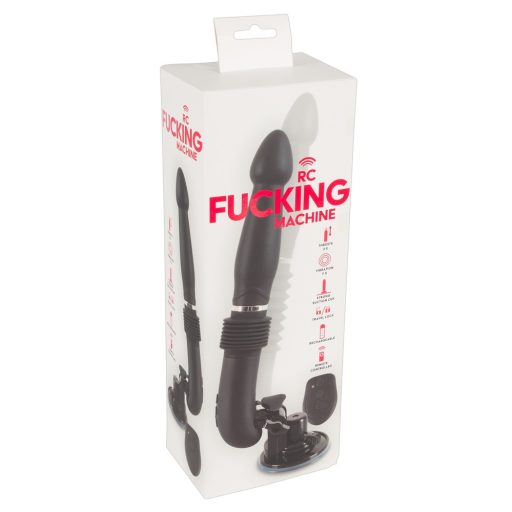 You2Toys - RC Fucking Machine - akkus lökő vibrátor fekete